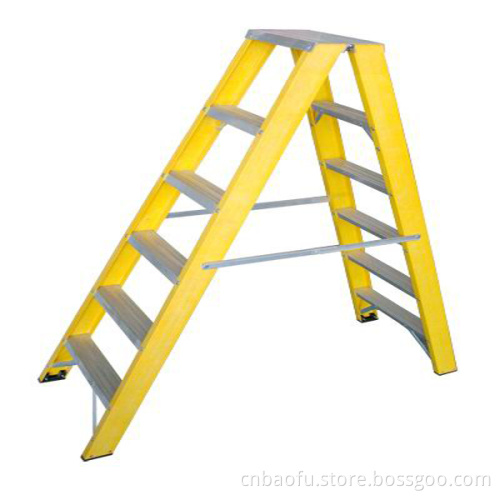 35kv Yellow Fiberglass Step Ladder